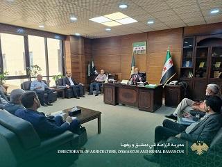 Rural Damascus Agriculture Directorate Discusses Facilitating Strategic Wheat Harvest and Delivery